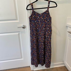 Madewell floral midi dress